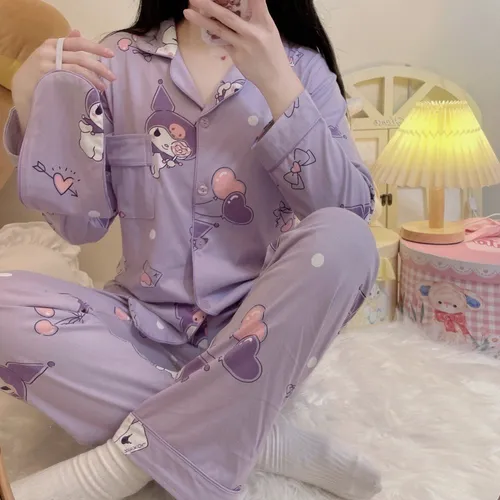 Pijama Kuromi Niña Pijama Manga Larga