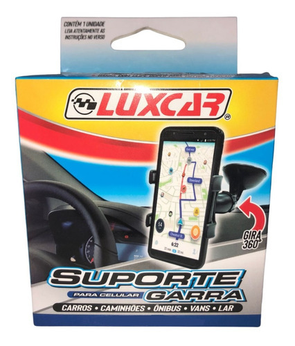 Suporte Veicular Para Celular Tipo Garra Luxcar