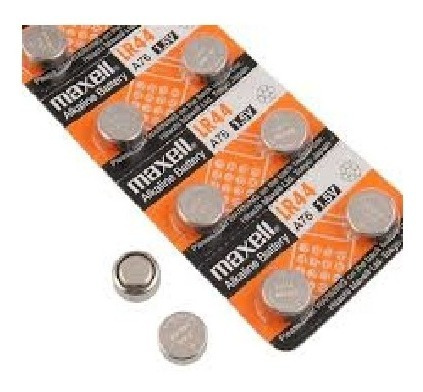 Blister 2 X Pila 1.5v Maxell Alcalina Lr44 A76  Itytarg