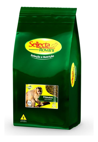 Sellecta Extrusado Primatas Onívoros Natural 5kg