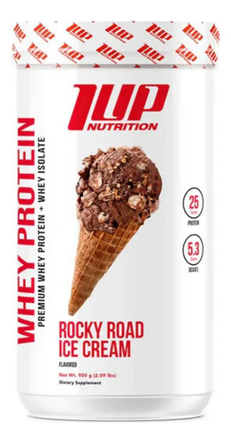 Whey Protein 2lbs - 1up Rocki Road Ice Cream