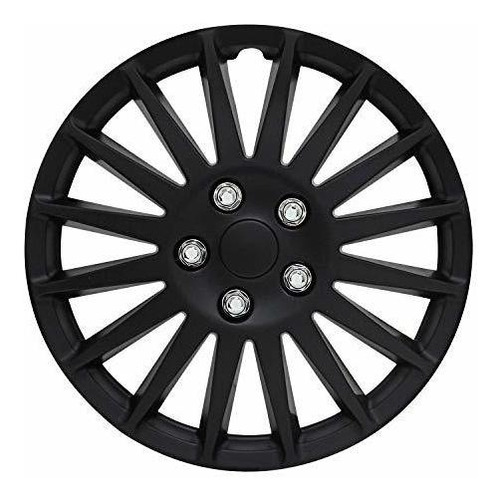 Pilot Automotive Wh521-16c-b All Black Indy Wheel Cover, (ju