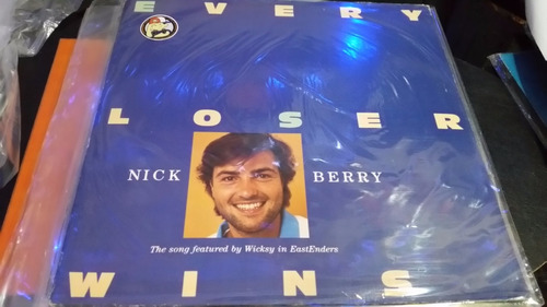 Nick Berry Every Loser Wins Vinilo Maxi Aspen Muy Bueno 1986