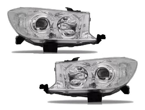 Par Farol Foco Duplo Cromado Sw4 2009 2010 2011