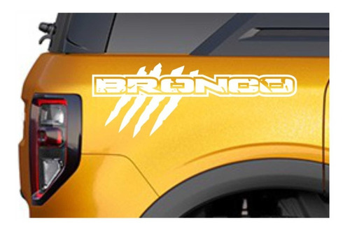 Sticker Bronco Garras Costados + Tapa Compatible Con Bronco