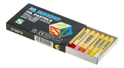 Pastel Oleo Buncho Caja X12 Colores Serviciopapelero