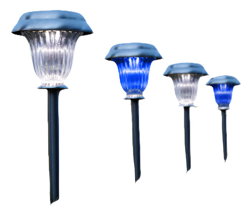 8 X De Acero Inoxidable Jardín Al Aire Libre Led Solar Paisa