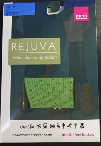 Medias De Compresion 15-20rodilla Rejuva Spot Medi Talla S