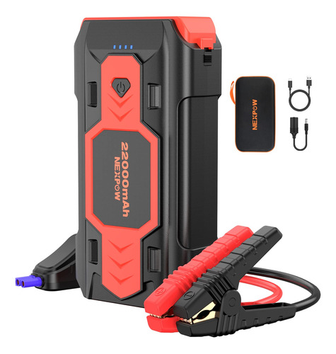 Nexpow Arrancador De Batera De 2500 A 22000 Mah Para Automvi