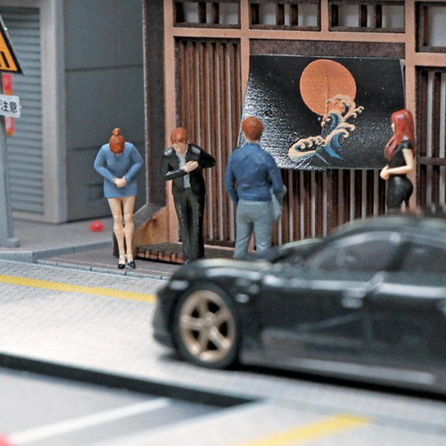 1/64 Figura Masculina Modelo Miniatura Ferrovia Projetos