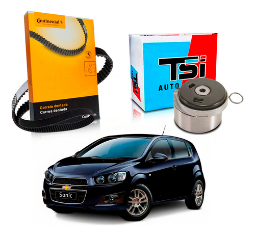 Kit Correia Dentada Tensor, Chevrolet Sonic 1.6 2012
