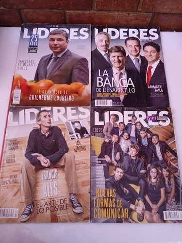Set De 4 Revistas Politicas Lideres Mexicanos