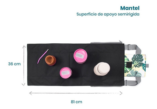 Imagen 6 de 10 de Bolso Matero Desplegable Diseño Selva Chilly