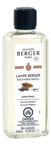 Recambio Fragancia Maison Berger Tonka Elixir Para Lampe Ber