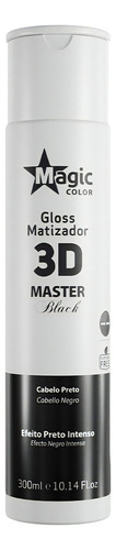 Matizador 3d Master Black 300 Ml - Efecto Negro Intenso