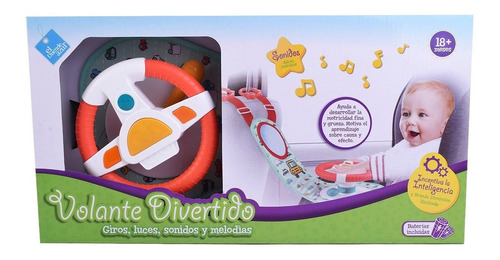 Volante Divertido Para Auto Con Luces Y Sonido Art 7436