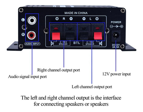 Máquina De Sonido De Coche Mini Para Portátil Ak170 Power Au