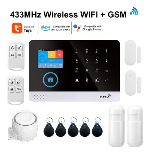 Alarma 433mhz Wifi + Gsm Seguridad Casa Negocio Sistema