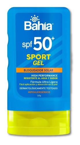 Bloqueador Bahía Sport Gel Spf50+ 110 G.