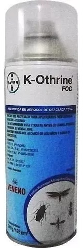 Insecticida Aerosol K-othrine Fog Bayer Deltafog Pack 6 U