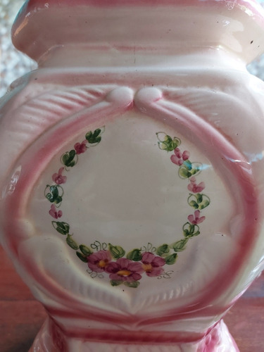 Base De Abajur Antigo, Robusto Em Porcelana, Sem A Cupula (Usado)