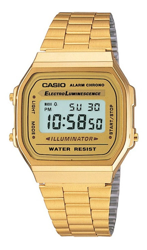 Reloj Casio Digital Unisex A-168wg-9