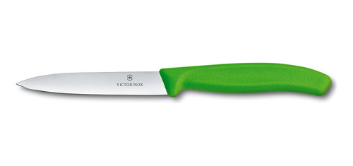 Cuchillo Mondador Swiss Classic Color Verde. Hoja 10 Cm. 