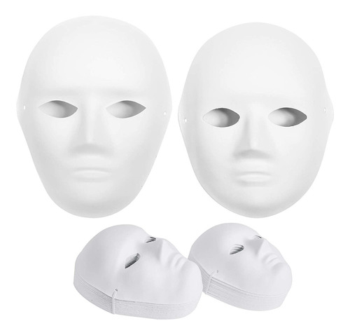Máscaras De Papel Maché De 2 Tamaños  Crea Proyectos Artíst