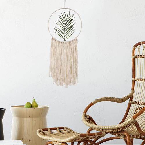 Macramé Dream Catche Tejido Boho Colgante De Pared Borlas