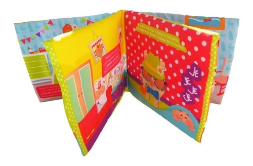 Libro De Tela Para Bebes Didactico Bebe En La Granja Edu