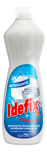 Detergente Lavavajillas Automatico Jabon Liquido 750ml