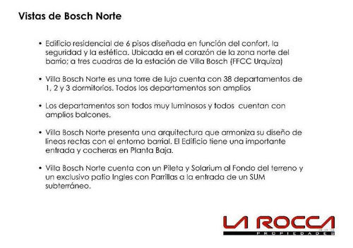Imagen 9 de 14 de Departamento En Venta En Villa Bosch