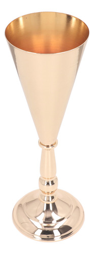 Vaso De Ferro Forjado Dourado, Estilo Europeu, Decorativo Re