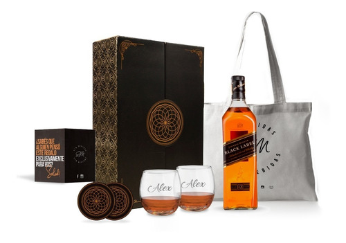 Experiencia Whisky Johnnie Walker Black Label 750c Box Regal