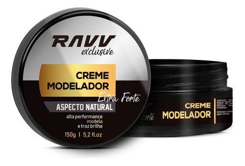 Creme Modelador Capilar Extra Forte 150g Ravv - Kit 24 Uni