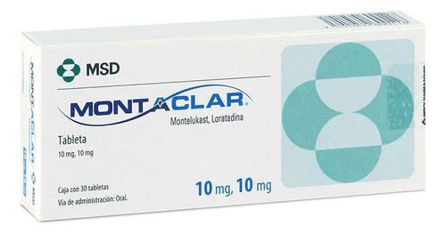 Montaclar 10/10 Mg Caja Con 30 Tabletas