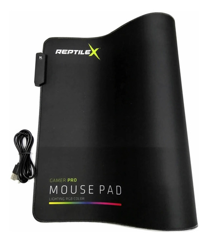 Mouse Pad Gamer 023 Iluminacion Rgb 35x25cm / Tecnocenter