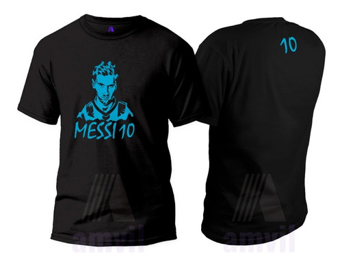 Polera Messi Conmemorativa Adulto Dis2