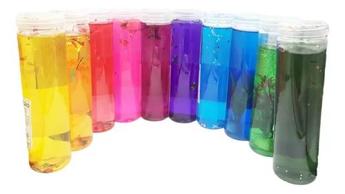 Tubo grande de limo para gelatina coloreada con ameba, 350 g, color verde claro