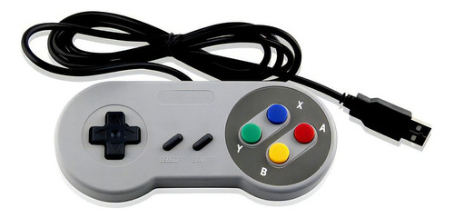 Controlador USB para emulador de PC Mac Super Nintendo Snes