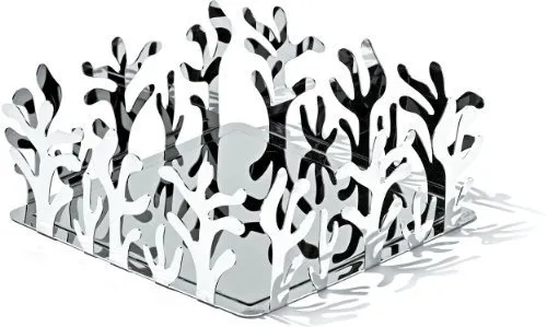 Servilletero Alessi Mediterraneo Plateado