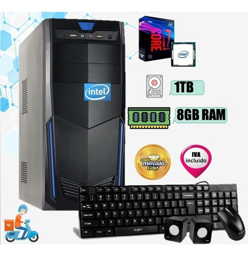 Imagen 1 de 6 de Cpu Intel Core I7 9na Novena Generacion 1tb 8gb Computador