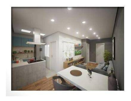 Cobertura Com 1 Dormitório À Venda, 52 M² Por R$ 339.000,00 - Campestre - Santo André/sp - Co5235