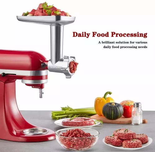 Molino Carne Granos Accesorio Aditamento Batidora Kitchenaid