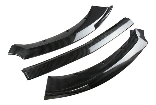 Kit Lip Spoiler Delantero Ford Mustang 15-17 Fibra De Carbon