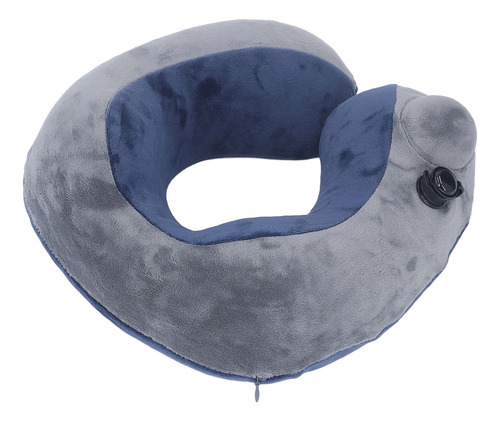 Almohada De Viaje Inflable Con Cadena De Cuello Portátil En