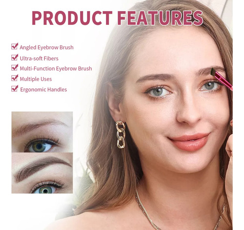 Maquillaje Multifuncional Para Cejas, Brocha Correctora Y Ma