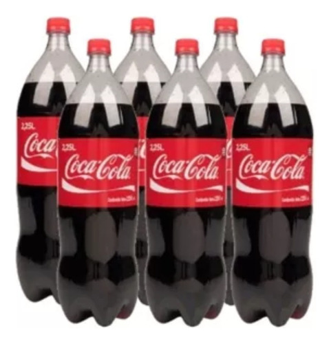 Coca Cola 2.25ml Gaseosa Original Pack X6 Go Bar®