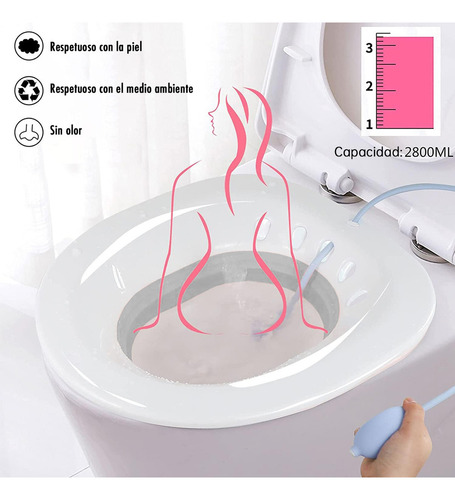 Baño Perineal Para Hemorroides Asiento Con Enjuague Bidé,asiento De Inodoro,cómodo E Higiénico
