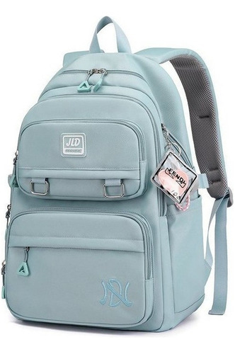 Mochilas Grandes Para Mujer backpack Aesthetic Color Azul 23L